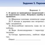 Что такое паронимы — примеры предложений из словаря паронимов